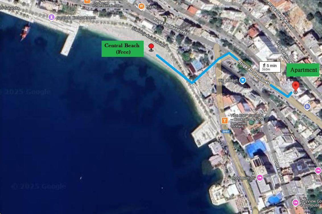 Morina Sea View Apartment Sarande Luaran gambar